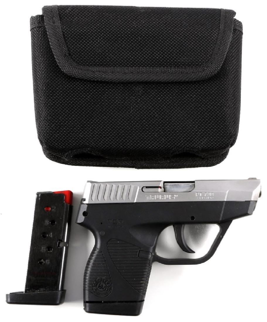 TAURUS PT738 TCP PISTOL 380 ACP: TAURUS PT738 TCP PISTOL 380 ACP Extra magazine and carrying case. Caliber / Gauge: .380 ACP Barrel Length: 2.5" Serial Number: 33140B