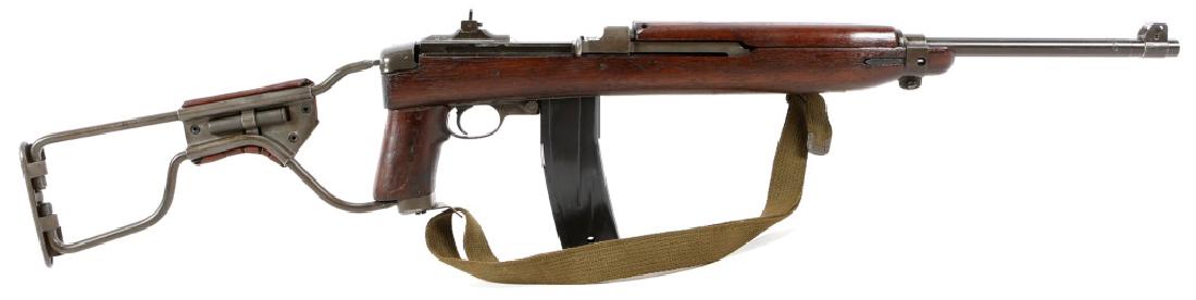 WWII INLAND DIVISION US M1 PARATROOPER CARBINE: WWII INLAND DIVISION US M1 PARATROOPER CARBINE Folding stock. INLAND MFG Div General Motors 10-43 on barrel. AAM and P marked on stock. Bottom metal marked J. Caliber / Gauge: .30 Carbine Barrel Lengt