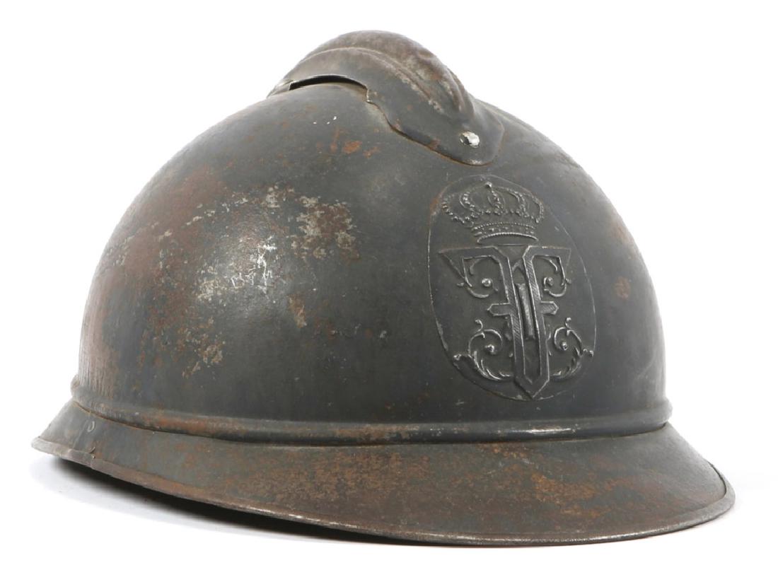 WWII ROMANIAN M15 ADRIAN COMBAT HELMET: WWII ROMANIAN M15 ADRIAN COMBAT HELMET