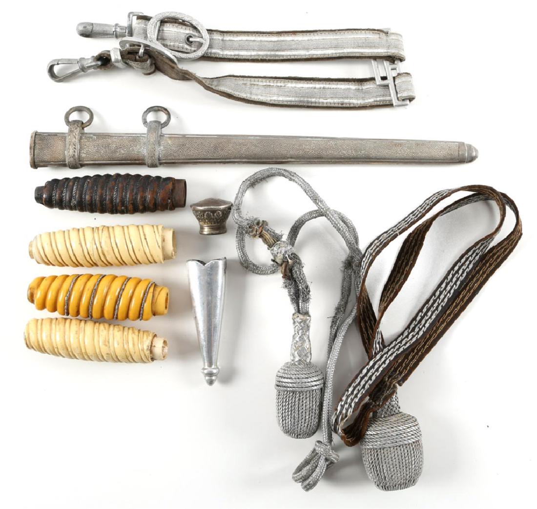 WWII GERMAN DAGGER PARTS LOT