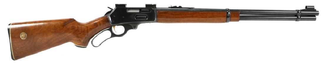 100th ANNIVERSARY MARLIN MODEL 336 30-30 WIN RIFLE: 100th ANNIVERSARY MARLIN MODEL 336 30-30 WIN RIFLE Anniversary medallion on left side of buttstock. Model: 336 Caliber / Gauge: .30-30 WIN Barrel Length: 19" Serial Number: 70 73144