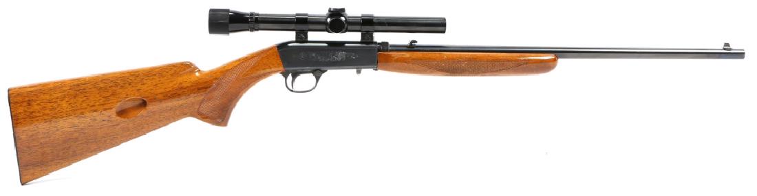 BROWNING .22 CAL RIFLE WITH SCOPE: BROWNING .22 CAL RIFLE WITH SCOPE Weaver Scope. Caliber / Gauge: .22 Barrel Length: 19" Serial Number: T98818