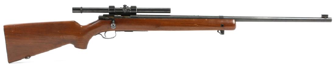 WINCHESTER MODEL 75 RIFLE WEAVER G6 SCOPE: WINCHESTER MODEL 75 RIFLE WEAVER G6 SCOPE Weaver G6 on a Weaver N2 mount. Model: 75 Caliber / Gauge: .22 LR Barrel Length: 28" Serial Number: 46023