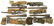 WWI WWII US ARMY PICK MATTOCK & AXE MIXED LOT - 4