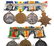 WWI WWII BRITISH NAMED MEDAL GROUP LOT OF 3 - 6