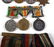 WWI WWII BRITISH NAMED MEDAL GROUP LOT OF 3 - 7