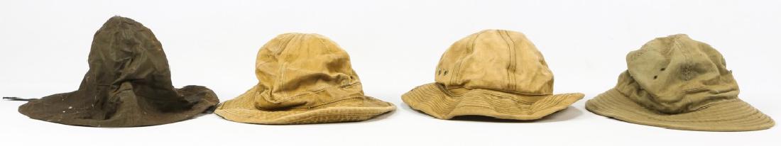 WWI WWII US NAVY DAISY MAE BUCKET HAT LOT OF 4: WWI WWII US NAVY DAISY MAE BUCKET HAT LOT OF 4 Size: Medium