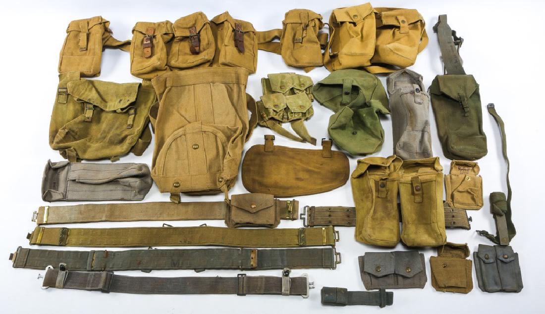 WWII BRITISH ARMY FIELD GEAR HUGE MIXED LOT
