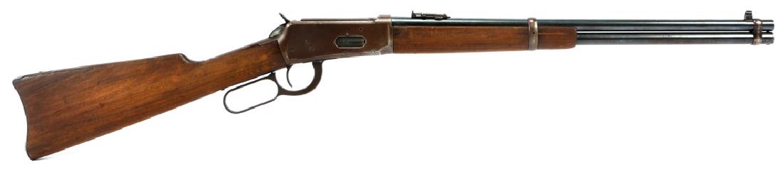 1917 WINCHESTER MODEL 1894 .30 CAL RIFLE: 1917 WINCHESTER MODEL 1894 .30 CAL RIFLE Model: 1894 Caliber / Gauge: .30 Barrel Length: 20" Serial Number: 830146