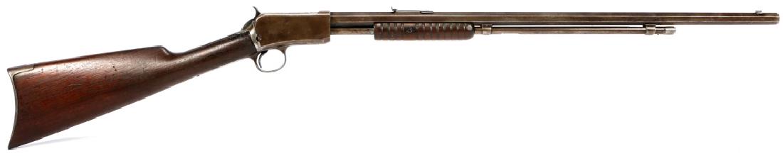 1905 WINCHESTER MODEL 1890 22 SHORT CAL RIFLE: 1905 WINCHESTER MODEL 1890 22 SHORT CAL RIFLE Serial number 232570 on receiver. Replacement trigger serial number 704739. Model: 1890 Caliber / Gauge: .22 Short Barrel Length: 24" Serial Number: 23257