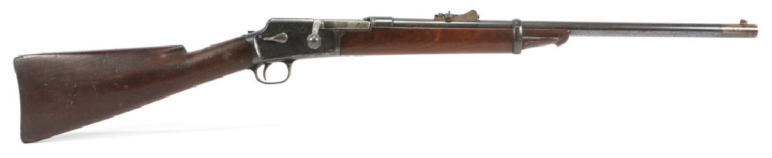 WINCHESTER HOTCHKISS MODEL 1883 RIFLE .45-70 GOVT.: WINCHESTER HOTCHKISS MODEL 1883 RIFLE .45-70 GOVT. Cartouche on left side of buttstock near the receiver. Compass inset in the buttstock next to buttplate on top. Model: 1883 Caliber / Gauge: 45-70 Go