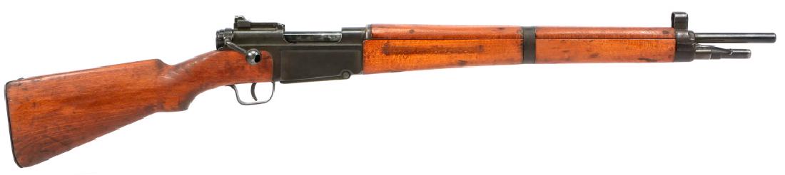 FRENCH MAS MODEL 1936 RIFLE 7.5MM: FRENCH MAS MODEL 1936 RIFLE 7.5MM All matching serial numbers. CAI import stamp. Model: 1936 Caliber / Gauge: 7.5 mm Barrel Length: 22" Serial Number: 51038