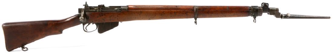 1943 US SAVAGE MODEL No 4 MK1* RIFLE: 1943 US SAVAGE MODEL No 4 MK1* RIFLE "U.S. Property" stamped on receiver. "S 1943 stamped on left side of tang. "C.A.S." stamped in wood behind trigger guard. "FR" stamped on left side of buttstock. N