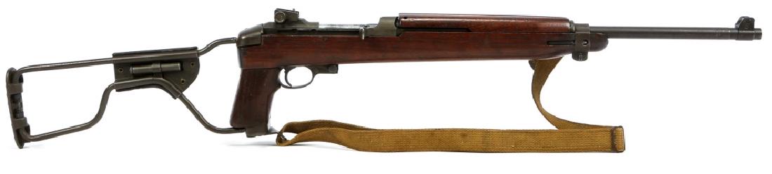 1944 INLAND M1A1 PARATROOPER FOLDING CARBINE: 1944 INLAND M1A1 PARATROOPER FOLDING CARBINE Inland Division M1A1 Paratrooper .30 caliber folding carbine with sling. Inland Division barrel, dated 8-44. No refurbishment markings visible. No magazine