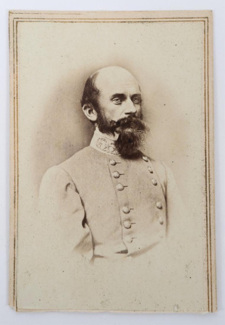 CIVIL WAR CDV PHOTO OF GENERAL RICHARD S. EWELL: CIVIL WAR CDV PHOTO OF GENERAL RICHARD S. EWELL Civil War CDV photo of Confederate General Richard S. Ewell. He was a Brigade and Corps commander at Gettysburg. Size: 2.5" x 4"