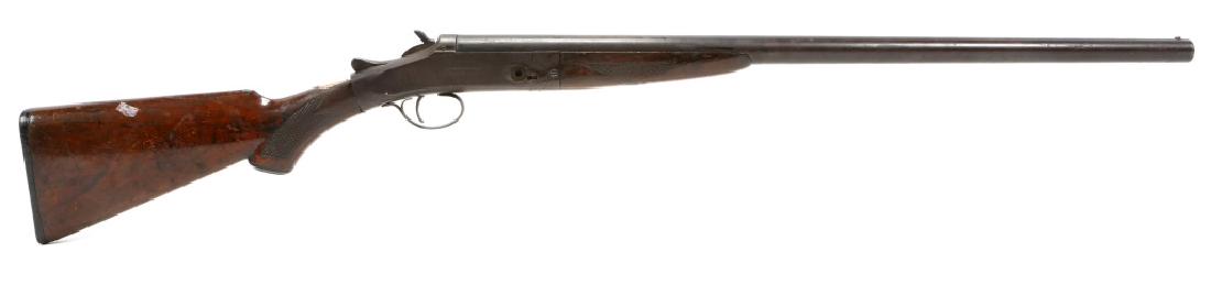 CRESCENT ARMS BLUEGRASS 12 GAUGE SHOTGUN: CRESCENT ARMS BLUEGRASS 12 GAUGE SHOTGUN Crescent Arms Blue Grass 12 gauge single shot breakover shotgun. Model: Blue Grass Caliber / Gauge: 12 gauge Barrel Length: 27.75" Serial Number: 85904