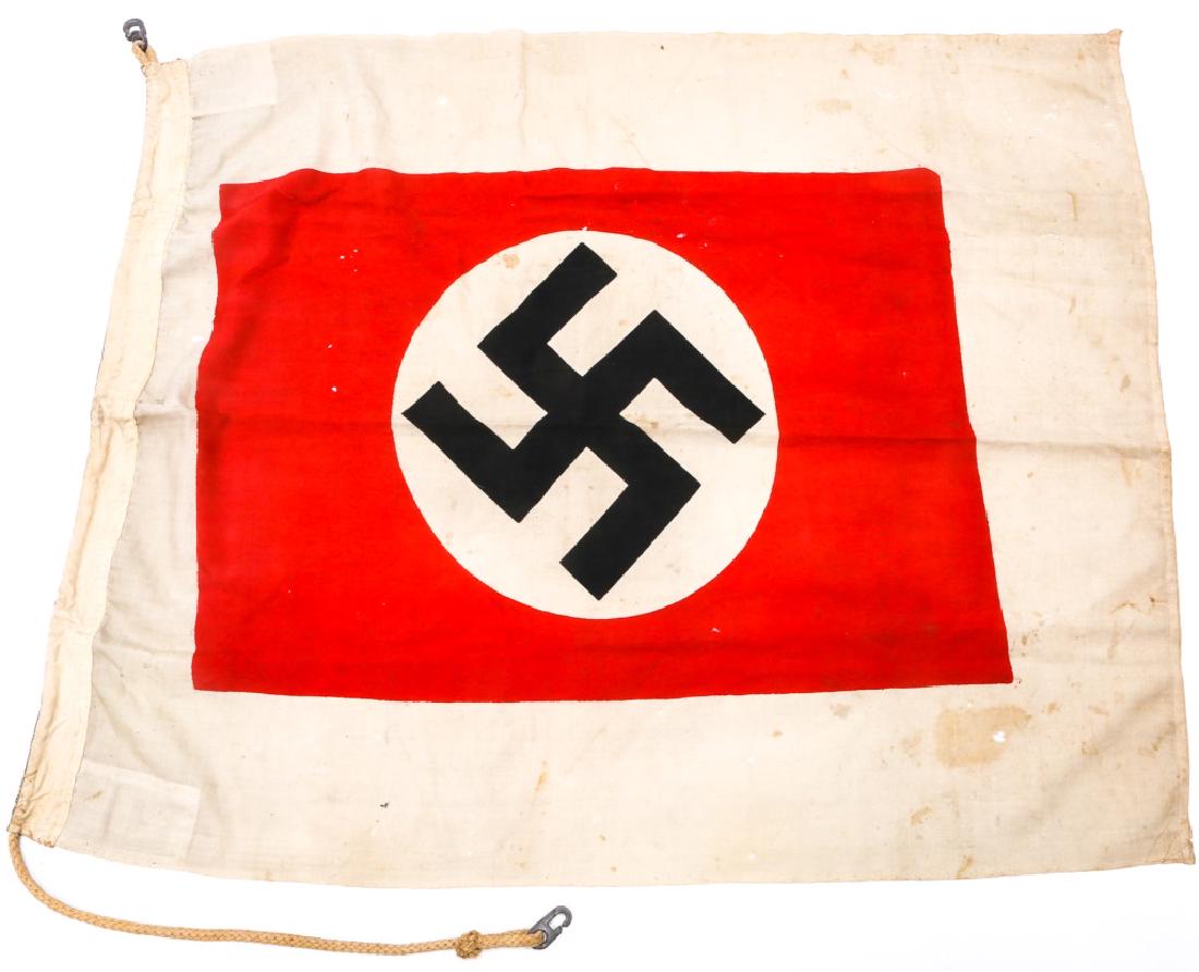 WWII GERMAN MERCHANT MARINE FLAG: WWII GERMAN MERCHANT MARINE FLAG Size: 48" x 36"