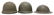 US ARMY M1917A1 & M1 COMBAT HELMET LOT OF 3