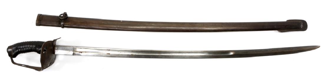 PRUSSIAN MODEL 1889 EAST ASIAN EXPEDITIONARY SWORD: PRUSSIAN MODEL 1889 EAST ASIAN EXPEDITIONARY SWORD Imperial German East Asian Expeditionary Force sword, Prussian model 1889. Blade Length: 32" Overall Length: 37"