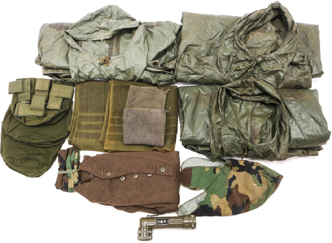 ヴィンテージ生地 70s US.Army Vietnam poncho ② Vietnam War - U.S. Heavy-Duty Poncho - M1 Militaria