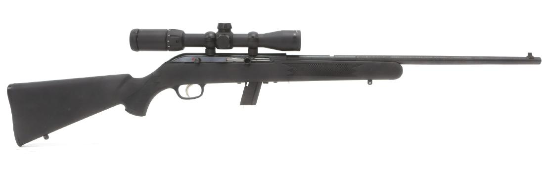 SAVAGE MODEL 64 RIFLE: SAVAGE MODEL 64 RIFLE Center Point scope. Model: 64 Caliber / Gauge: .22 LR Barrel Length: 20" Serial Number: 0206709