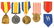 WWII WORLD MEDAL MIXED LOT OF 9 - 3