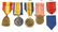WWII WORLD MEDAL MIXED LOT OF 9 - 6