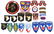WWII-VIETNAM WAR US ARMY AIRBORNE PATCH LOT