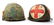 VIETNAM WAR US ARMY MEDIC HELMET & FIELD GEAR LOT - 8