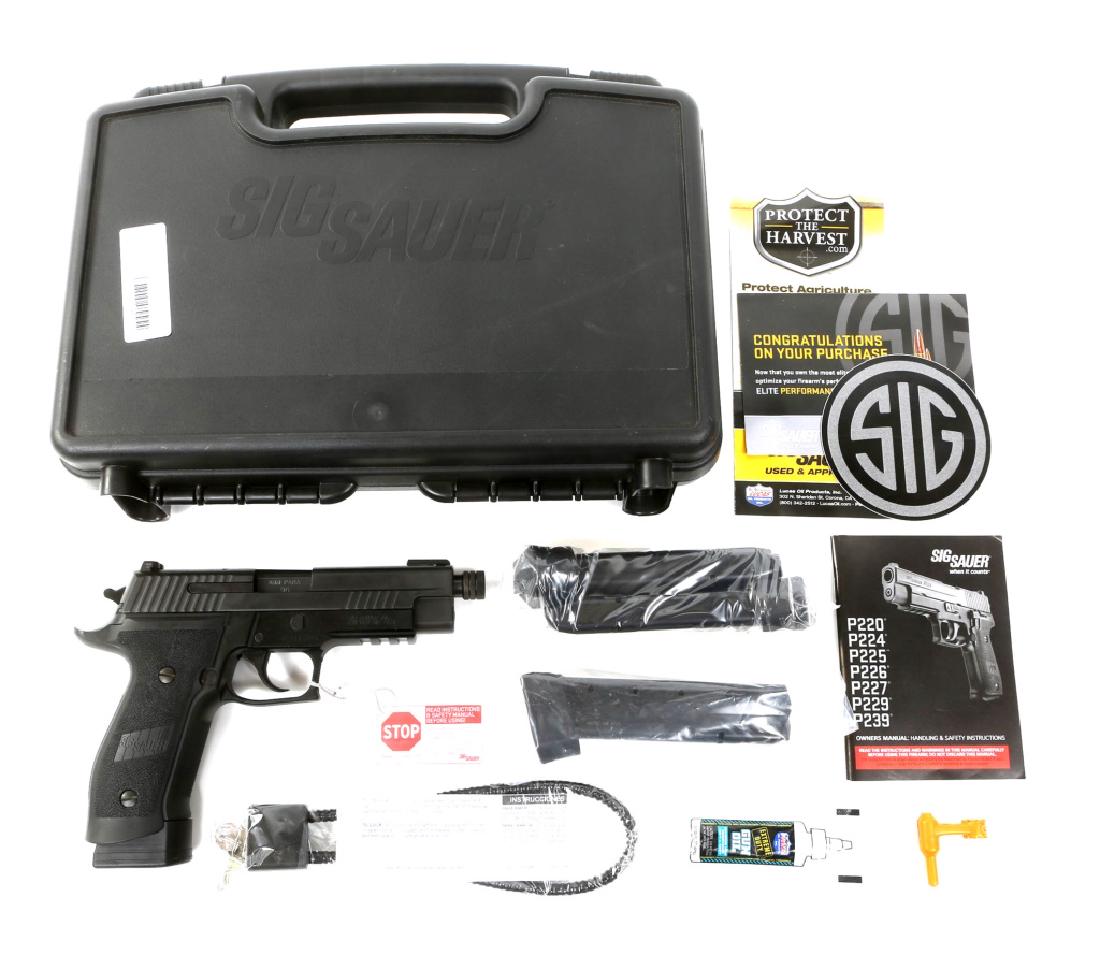 SIG SAUER MODEL P226 TACOPS PISTOL 9MM: SIG SAUER MODEL P226 TACOPS PISTOL 9MM Includes original box and accessories. Model: P226 TACOPS Caliber / Gauge: 9mm Barrel Length: 5" Serial Number: 47A162403