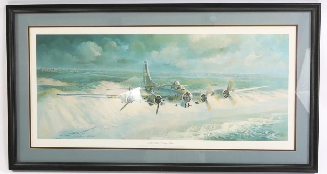 K. FERRIS SIGNED PRINT LITTLE WILLIE COMING HOME: K. FERRIS SIGNED PRINT LITTLE WILLIE COMING HOME "Little Willie Coming Home" signed print by Keith Ferris 452/1000. Size: 42"x22.5"