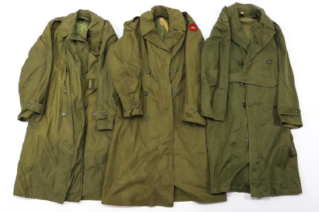 WWII - KOREA US ARMY OFFICER OD GREEN OVERCOAT LOT: WWII - KOREA US ARMY OFFICER OD GREEN OVERCOAT LOT Size: Medium