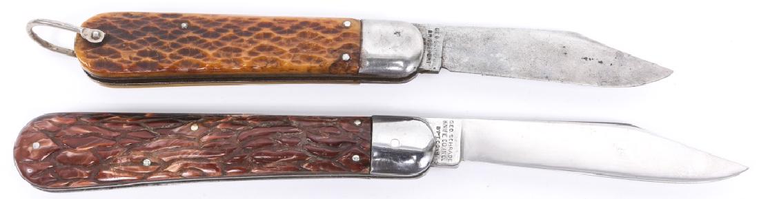 WWII US PARATROOPER PRESTO SWITCH BLADE KNIFE LOT: WWII US PARATROOPER PRESTO SWITCH BLADE KNIFE LOT Manufactured by Schrade Knife Co Inc. Blade Length: 3" & 3 6/8" Overall Length: 7" & 8 1/2"