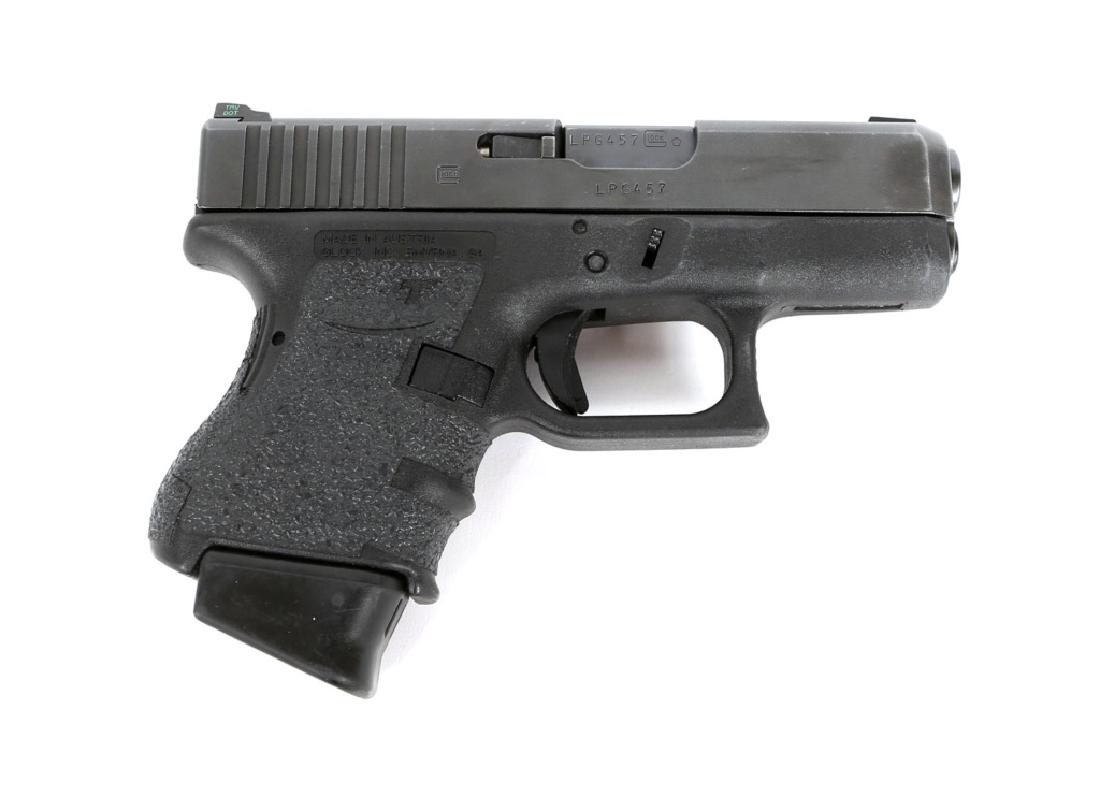 GLOCK MODEL 27 PISTOL .40 CALIBER: GLOCK MODEL 27 PISTOL .40 CALIBER Tru-dot sights. Model: 27 Caliber / Gauge: .40 S&W Barrel Length: 3.5" Serial Number: LPG457