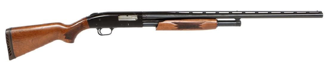 MOSSBERG MODEL 500A 12 GAUGE SHOTGUN: MOSSBERG MODEL 500A 12 GAUGE SHOTGUN Pump action. 2.75-3" chamber. Accu-choke. Model: 500A Caliber / Gauge: 12 GA Barrel Length: 28" Serial Number: L991150