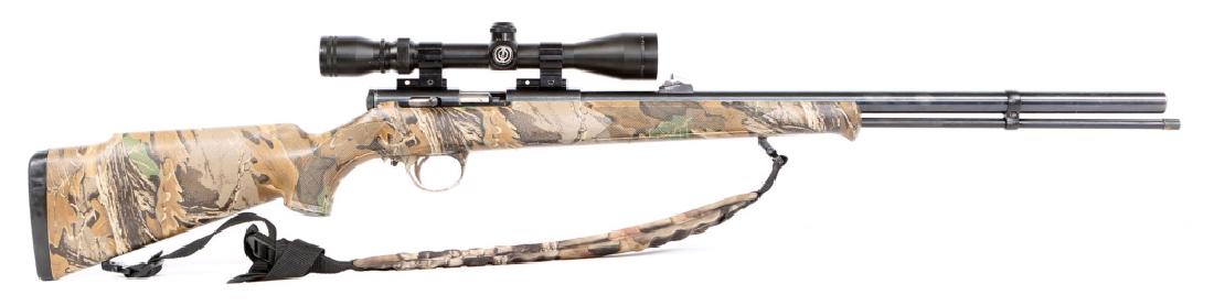 CVA ECLIPSE .50 CAL PERCUSSION RIFLE: CVA ECLIPSE .50 CAL PERCUSSION RIFLE Simmons scope. Model: Eclipse Caliber / Gauge: .50 Barrel Length: 24" Serial Number: 02074S