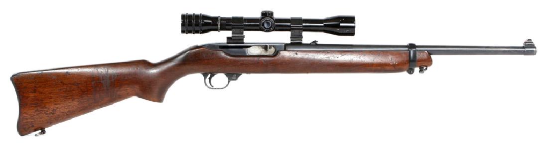 RUGER MODEL 44 CARBINE RIFLE .44 MAGNUM CALIBER: RUGER MODEL 44 CARBINE RIFLE .44 MAGNUM CALIBER Universal 4x32 scope. Model: 44 Carbine Caliber / Gauge: .44 Mag Barrel Length: 18" Serial Number: 100-24674