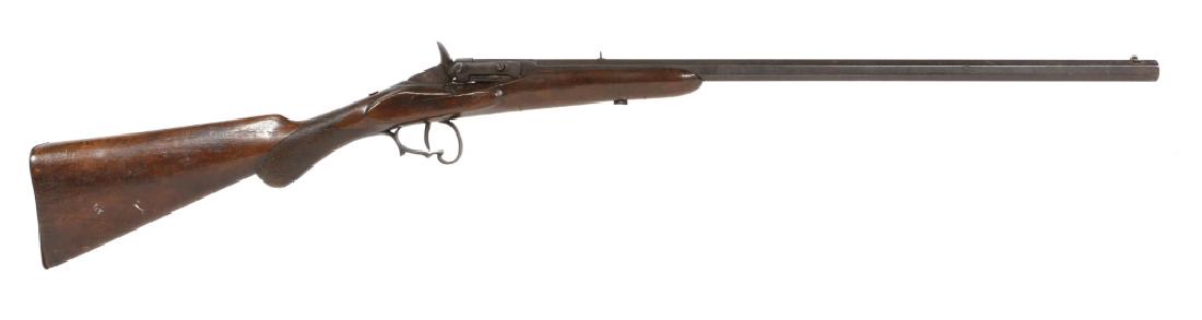 BELGIAN FLOBERT .22 CALIBER GALLERY RIFLE: BELGIAN FLOBERT .22 CALIBER GALLERY RIFLE Vintage Belgian Flobert Gallery rifle. .22BB,.22CB cap round. Liege stamp somewhat visible on receiver. Model: Gallery Rifle Caliber / Gauge: .22 Barrel Lengt