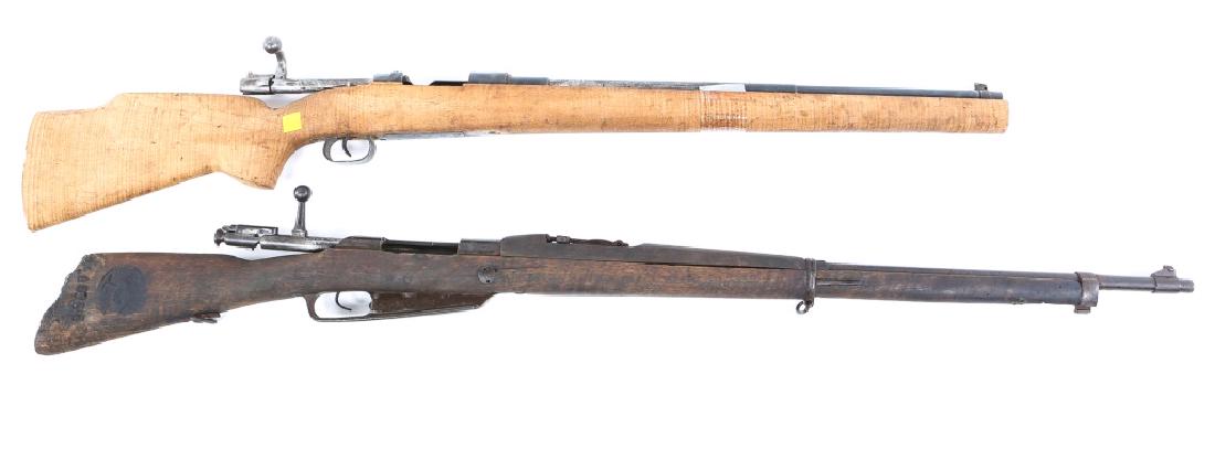 MAUSER & SPRINGFIELD PARTS RIFLE LOT OF 2: MAUSER & SPRINGFIELD PARTS RIFLE LOT OF 2 Chinese mauser type 53 rifle. Serial number 7511. Mauser set in unfinished stock from Springfield Armory. serial number K858. Model: Mixed Caliber / Gauge: Mi
