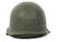 WWII US ARMY M1 COMBAT HELMET LOT OF 2 - 11