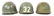 VIETNAM WAR US ARMY PARATROOPER M1 HELMET LOT OF 3 - 3