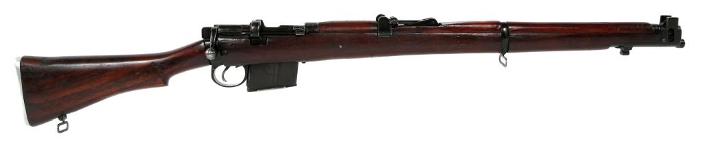 1967 ISHAPORE MODEL 2A1 RIFLE .308 CALIBER: 1967 ISHAPORE MODEL 2A1 RIFLE .308 CALIBER N.A.C. import marks. Matching serial numbers. Cartouche on right side of butt stock displaying an S/ vertical arrow/ A. Caliber / Gauge: .308 Barrel Length: 