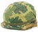 KOREA - VIETNAM US ARMY M1 COMBAT HELMET LOT - 3