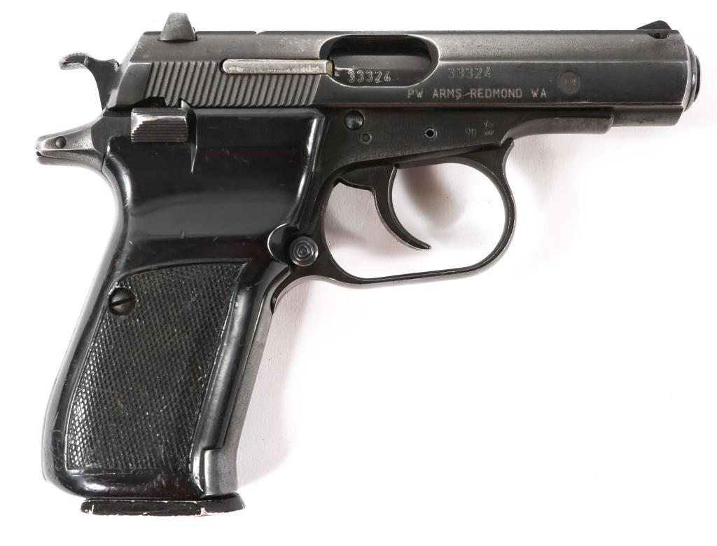 CZ MODEL 83 CAL 9 BROWNING PISTOL: CZ MODEL 83 CAL 9 BROWNING PISTOL Imported by PW Arms. One magazine. Caliber / Gauge: 9mm Browning Barrel Length: 3.75" Serial Number: 33324