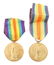 WWI NAMED BRITISH VICTORY MEDAL LOT OF 2
