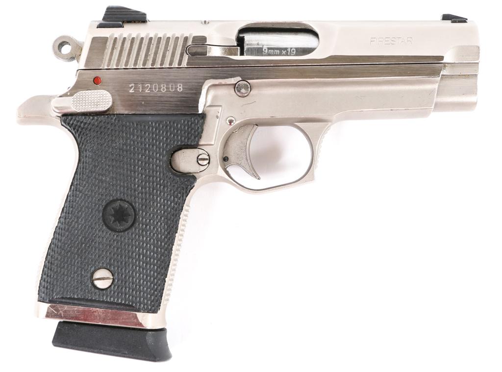 STAR EIBAR MODEL FIRESTAR 9mm PISTOL: STAR EIBAR MODEL FIRESTAR 9mm PISTOL Caliber / Gauge: 9mm Barrel Length: 3.5" Serial Number: 2120808