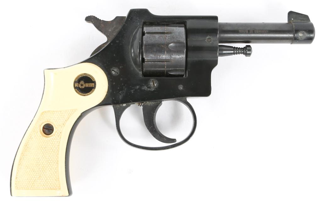 ROHM MODEL RG20 .22 SHORT REVOLVER: ROHM MODEL RG20 .22 SHORT REVOLVER Rohm model RG20 revolver in .22 Short. Caliber / Gauge: .22 Short Barrel Length: 3" Serial Number: 73395