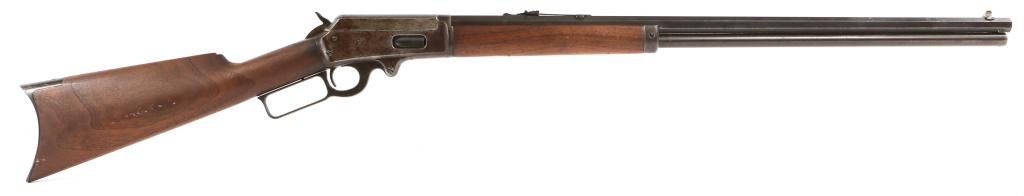 1902 MARLIN MODEL 1893 RIFLE .32 H.P.S.: 1902 MARLIN MODEL 1893 RIFLE .32 H.P.S. 1902 Marlin Model 1893 lever action .32 HPS caliber rifle. Barrel marked Special Smokeless Steel. Lyman front sight. Caliber / Gauge: .32 HPS Barrel Length: 26"