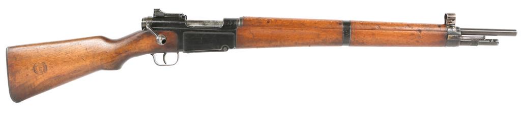 WWII FRENCH MODEL MAS 1936 7.5x54mm RIFLE: WWII FRENCH MODEL MAS 1936 7.5x54mm RIFLE WWII French model MAS 1936 7.5x54mm rifle. Serial number stamped into left side buttstock. Imported by CAI. Caliber / Gauge: 7.5x54mm Barrel Length: 22.5" Ser