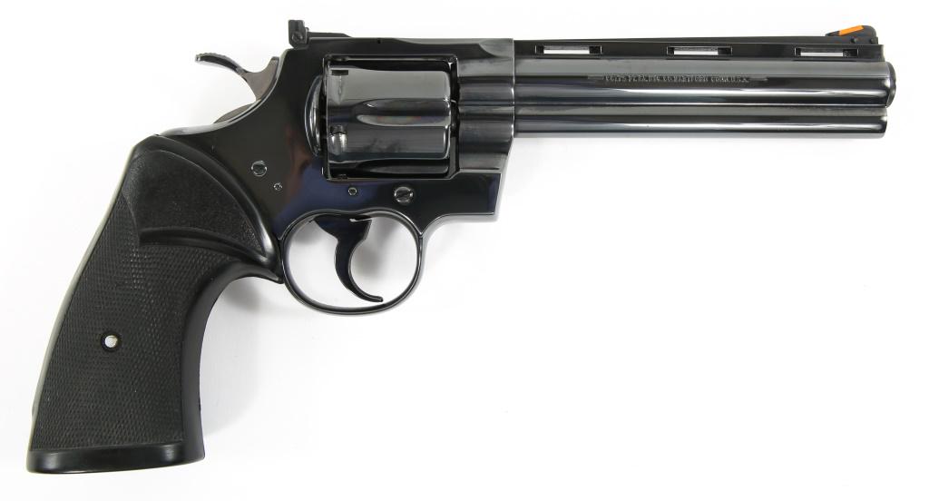 HOT，豊富な】 美品 PYTHON .357 MGC COLT DOUBLE ACTION HW REVOLVER
